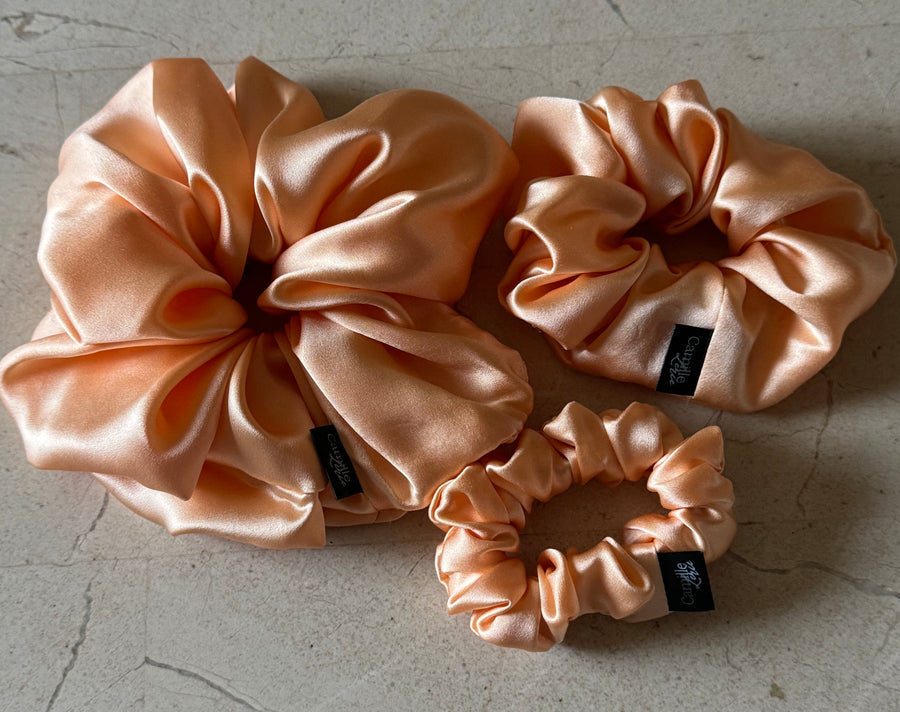 3 pack Caramel Cream Scrunchies Bundle